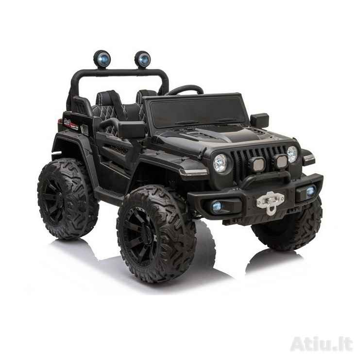 Vaikiškas elektromobilis Jeep HC8988 4x4 Juodas-dažytas
