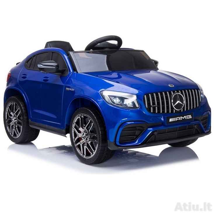 Vaikiškas elektromobilis Mercedes QLS-5688 4x4 Mėlynas-dažytas