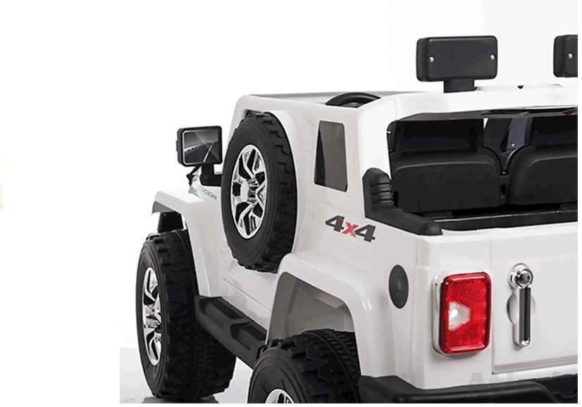 Vaikiškas elektromobilis Jeep HL1668 Baltas